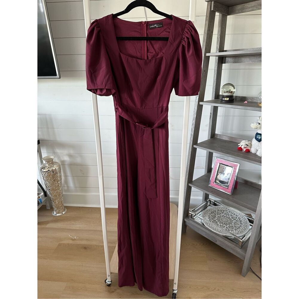 On Twelth puff sleeve jumpsuit‎ sz medium